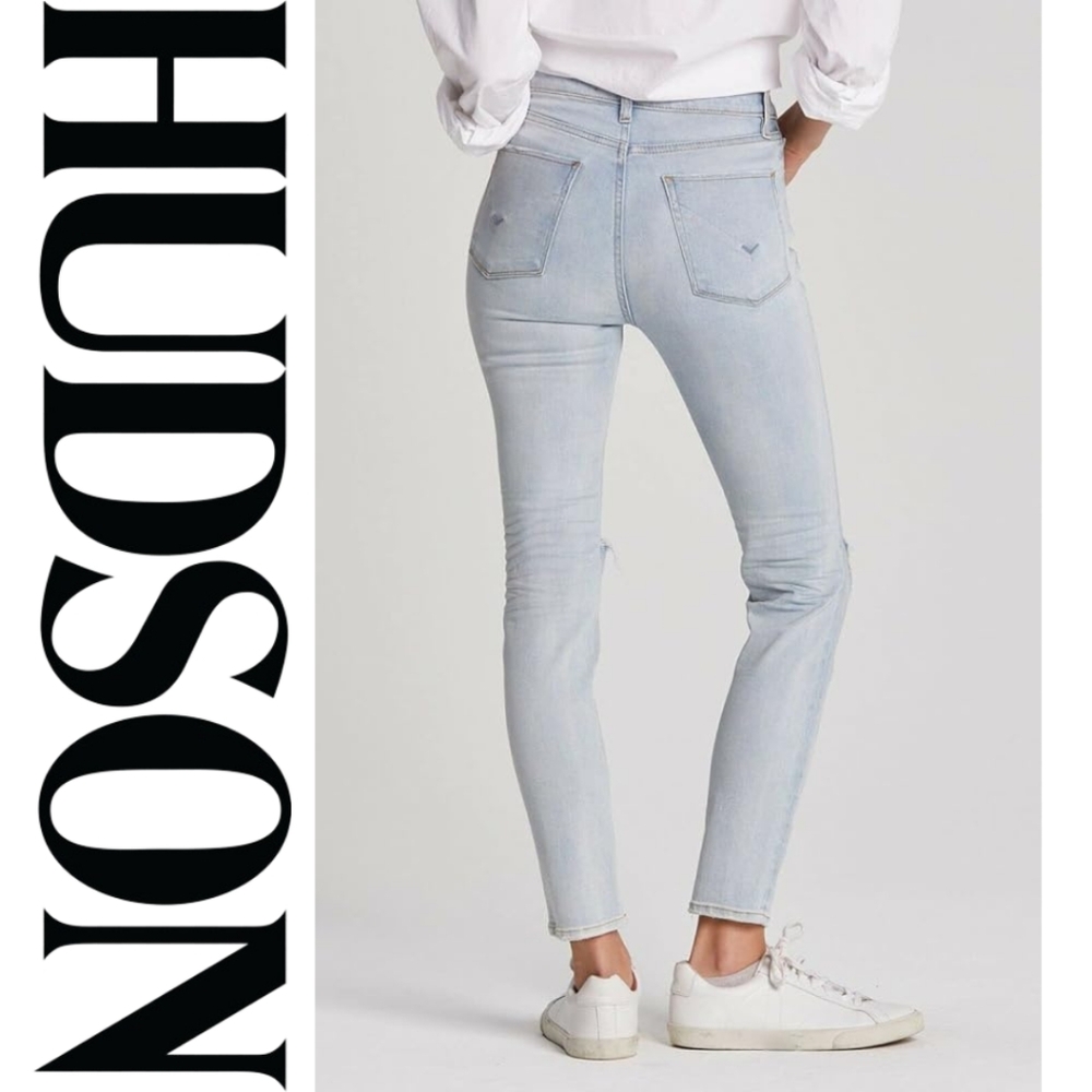 HUDSON - Jeans Holly Skinny High-Rise Skinny Ankle Tempo Tempo size 28 - Picture 3 of 3